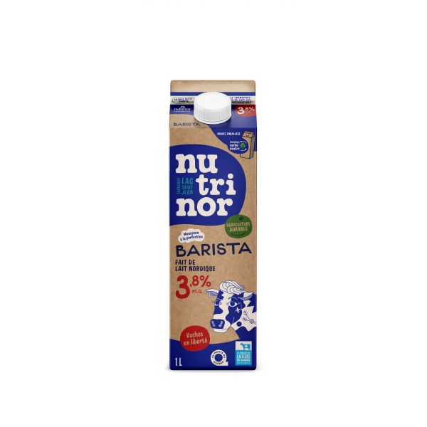 Lait Barista Nutrinor Lait Nordique Aliments Du Qu Bec