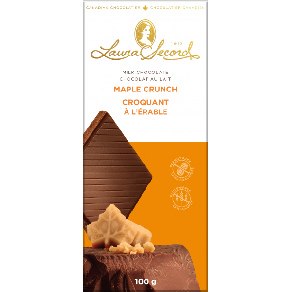 Barre croquant à l érable Laura Secord SEC Aliments du Québec