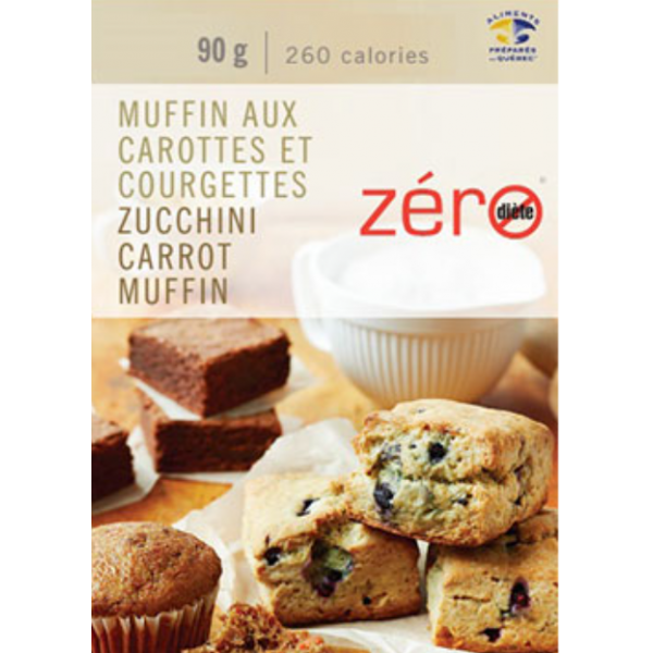 Muffin aux carottes et courgettes Nautilus Plus inc Aliments du Québec