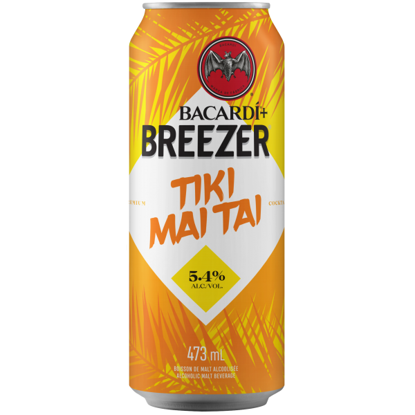 Bacardi Breezer Cocktail Tropical Tiki Mai Tai 473mL BROUE ALLIANCE