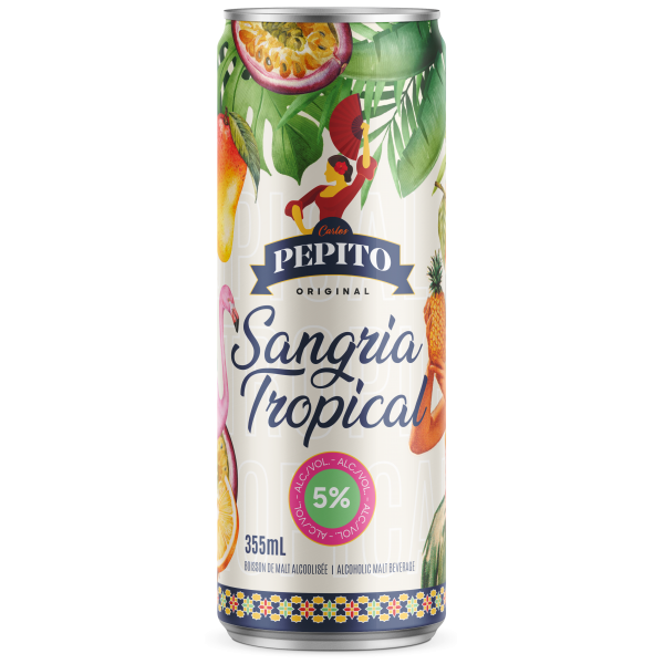 Pepito Sangria Tropical 5 BROUE ALLIANCE INC Aliments du Québec