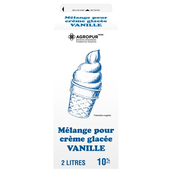 M Lange Pour Cr Me Glac E Vanille Agropur Cooperative Aliments Du