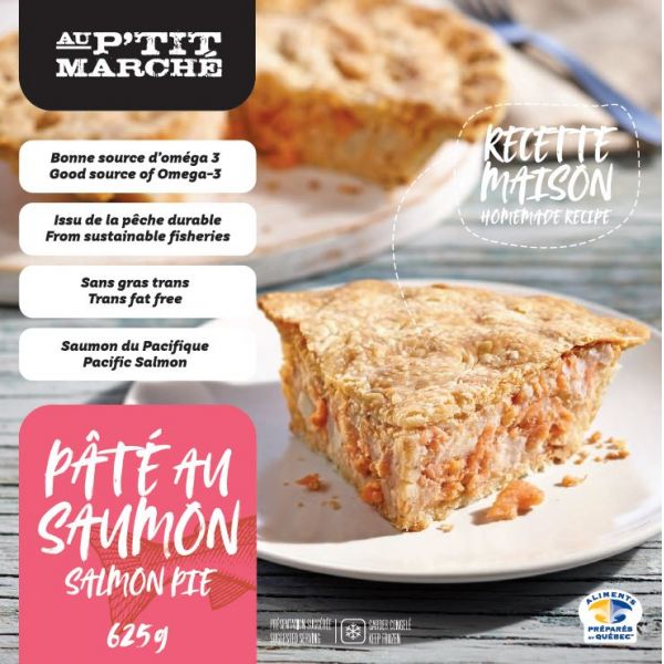 Salmon Pie Au Ptit Marché Traiteur Inc Aliments Du Québec