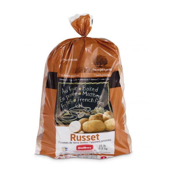 Russet Potatoes | Patates Dolbec Inc. | Aliments Du Québec