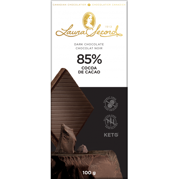 85% Cocoa Dark Chocolate | Laura Secord SEC | Aliments du Québec