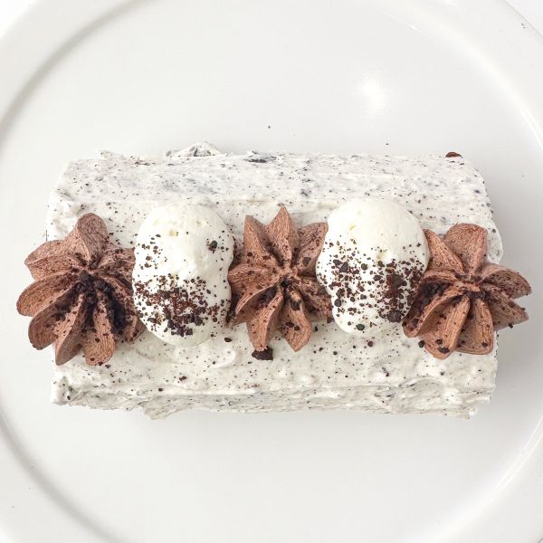 Gluten Free Vegan Yule Log Cake, Freee