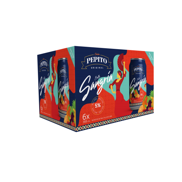 Bella Sangria Original 6X355mL | BREW-ALLIANCE INC. | Aliments du