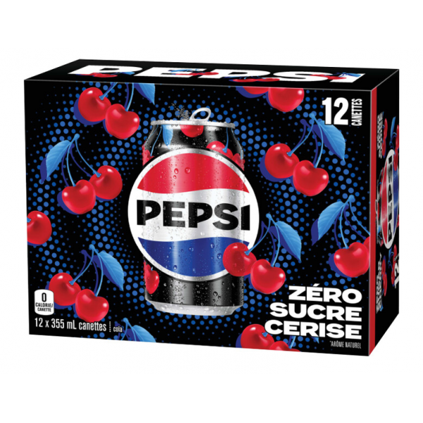 Pepsi Zéro Sucre Cerise 12x355ml