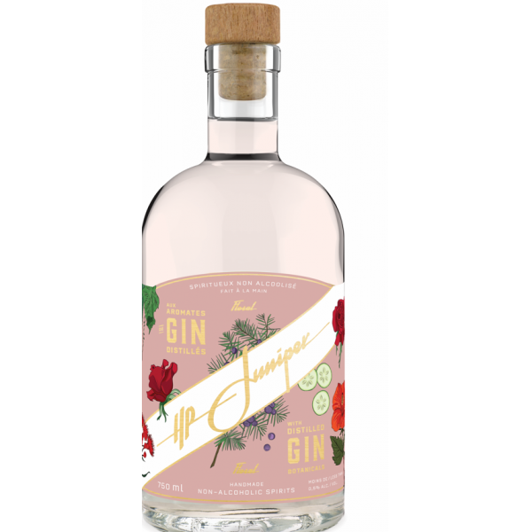 Gin floral sans alcool | HP Juniper | Aliments du Québec